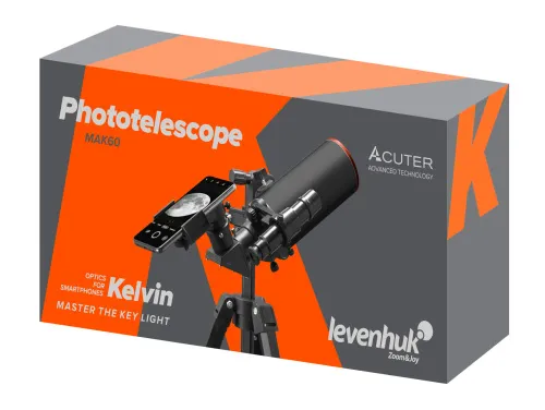 immagine fototelescopio Levenhuk Kelvin MAK60 mini AZ,  12