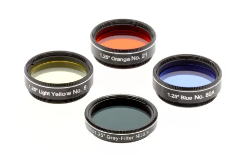 fotografia telescopio riflettore newtoniano Bresser Spica 130/1000 EQ3 con set di filtri,  4