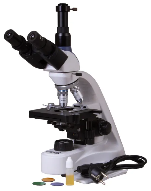 foto microscopio trinoculare Levenhuk MED 10T,  2