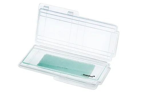 foto vetrino di calibrazione Levenhuk MED,  2