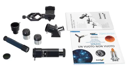 foto telescopio Levenhuk Discovery Sky Trip ST50 con libro,  4