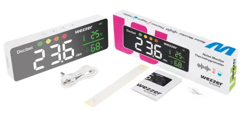 foto termoigrometro con fonometro Levenhuk Wezzer Teo TH70,  2