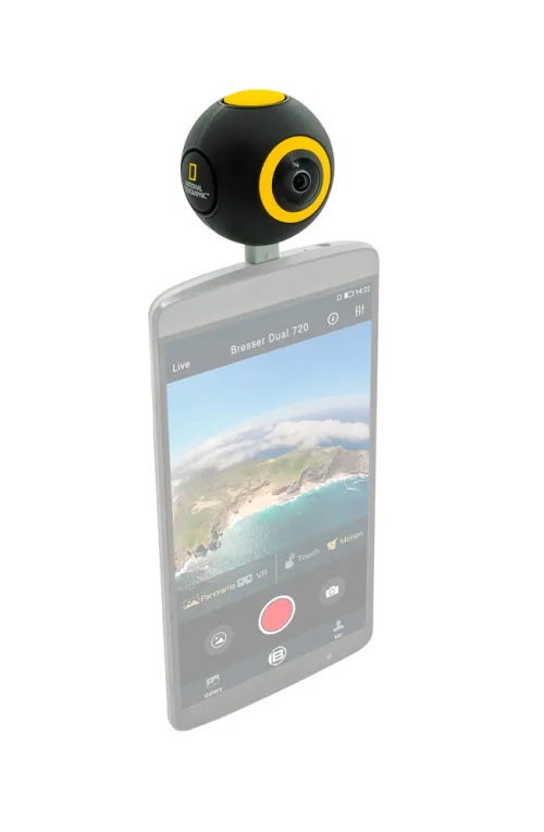 immagine android cation camera Bresser National Geographic HD 720°,  2