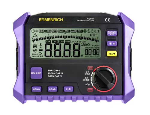 immagine tester per resistenza di terra Ermenrich Ping ET60,  3