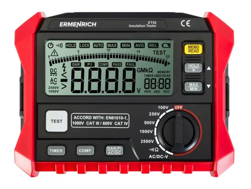 figura tester di isolamento Ermenrich Ping ET50,  4