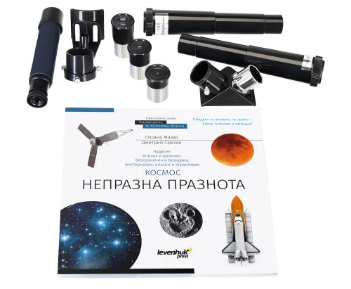 fotografia telescopio Levenhuk Discovery Spark 809 EQ con libro,  3