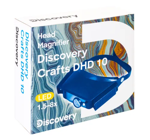 immagine lente d’ingrandimento frontale Levenhuk Discovery Crafts DHD 10,  10