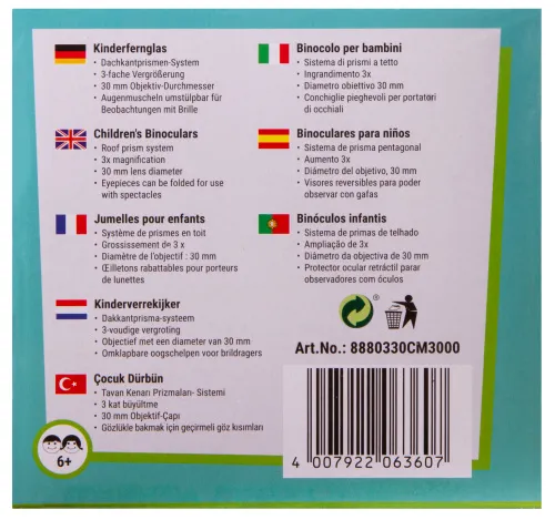 figura binocolo per bambini Bresser Junior 3x30,  14