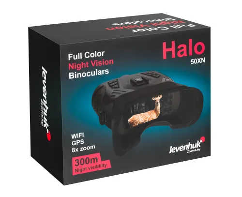 fotografia visore notturno binoculare digitale Levenhuk Halo 50XN GPS,  13