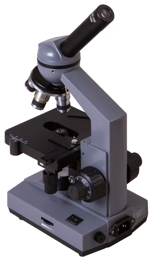 foto microscopio biologico monoculare Levenhuk 320 BASE,  6