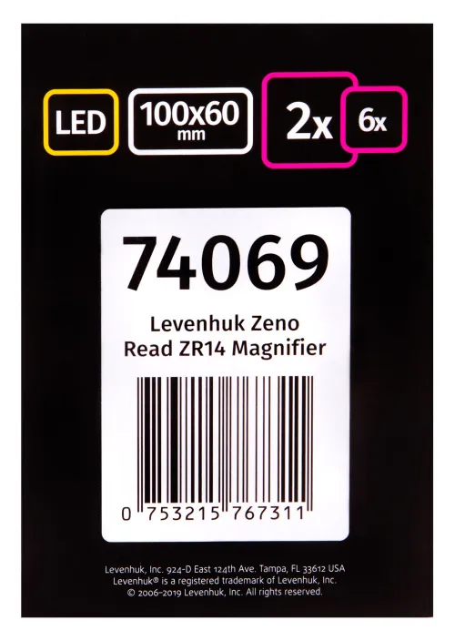 fotografia lente d’ingrandimento Levenhuk Zeno Read ZR14,  14