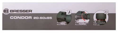 immagine cannochiale Bresser Condor 20–60x85,  18