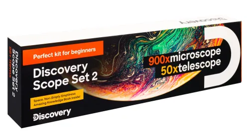 fotografia set Levenhuk Discovery Scope 2 con libro,  17