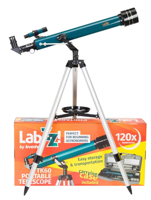 fotografia telescopio Levenhuk LabZZ TK60 con custodia,  2