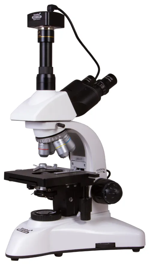 foto microscopio digitale trinoculare Levenhuk MED D25T,  3