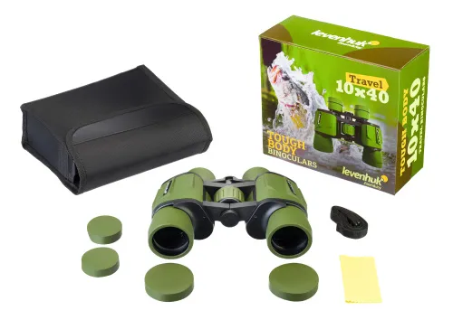 figura binocolo Levenhuk Travel 10x40,  4