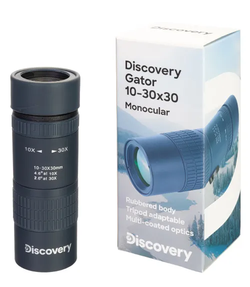 foto monoculare Levenhuk Discovery Gator 10—30x30,  11