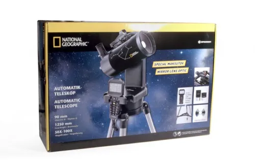 figura telescopio Bresser National Geographic 90/1250 GOTO,  7