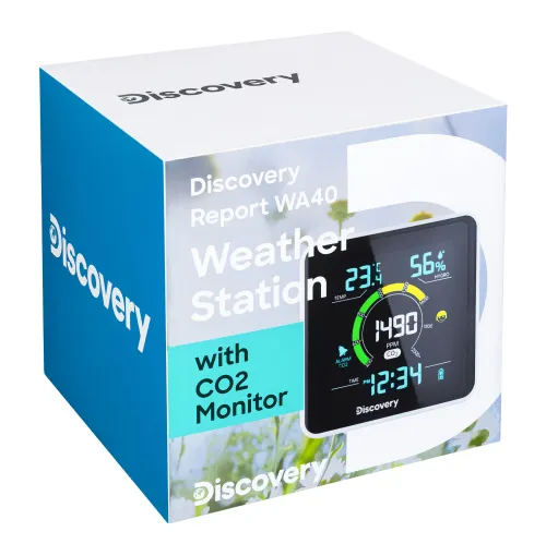 figura stazione meteo Levenhuk Discovery Report WA40 con monitor della CO2,  7