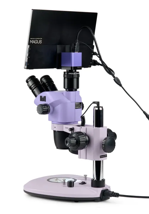fotografia microscopio stereoscopico digitale MAGUS Stereo D8T LCD BASE,  6