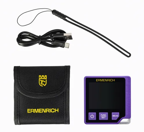 foto livella digitale con misuratore laser 3 in 1 Ermenrich Verk LQ60,  2