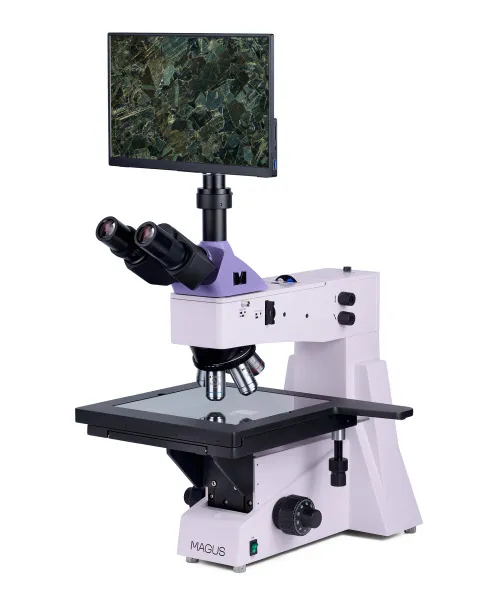 foto microscopio metallografico digitale MAGUS Metal D650 BD LCD,  3