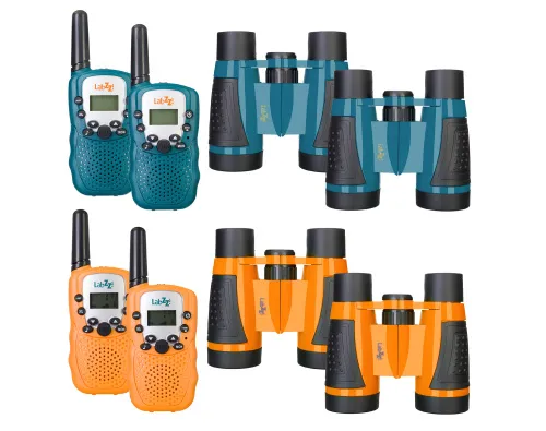 fotografia set con walkie talkie e binocoli Levenhuk LabZZ WTT10,  2