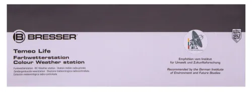 fotografia stazione meteo a colori Bresser Temeo Life, nero,  12