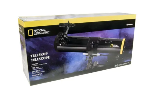 figura telescopio Riflettore Bresser National Geographic 76/700 EQ,  3