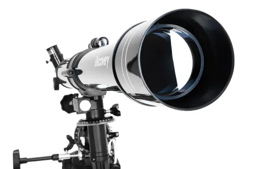 foto telescopio Levenhuk Discovery Spark 709 EQ con libro,  9