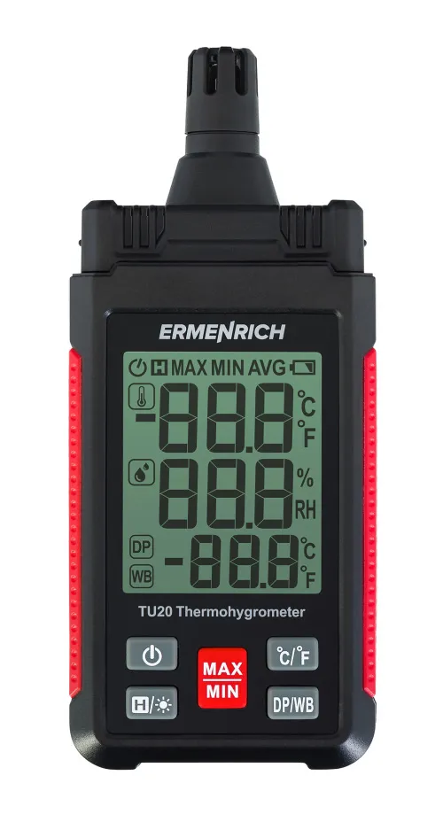 fotografia termoigrometro Ermenrich Wett TU20,  6