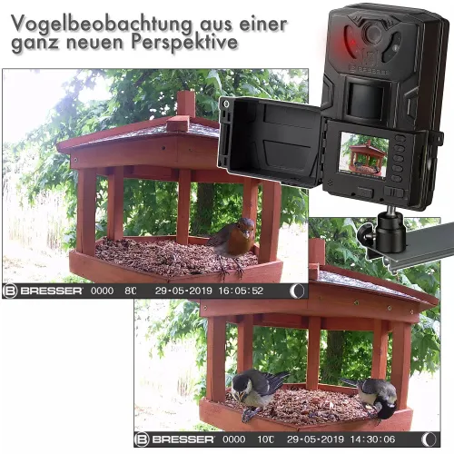 figura bresser fototrappola 90° per l'osservazione della fauna selvatica 16 MP ,  5