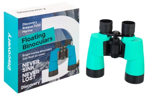 foto binocolo galleggiante Levenhuk Discovery Breeze 7x50,  11