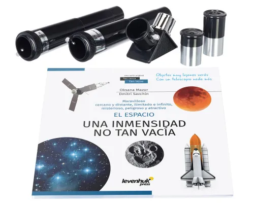 immagine telescopio Levenhuk Discovery Spark 703 AZ con libro,  3