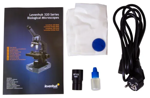foto microscopio biologico monoculare Levenhuk 320 BASE,  15