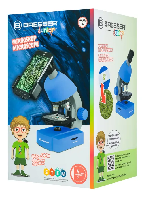 immagine microscopio Bresser Junior 40–640x,  12