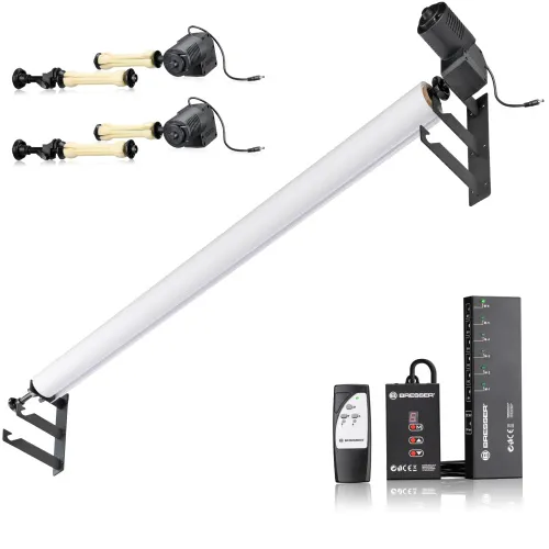 fotografia bresser EBS-3 Sistema de fondo elettrico per 3 rulli,  2