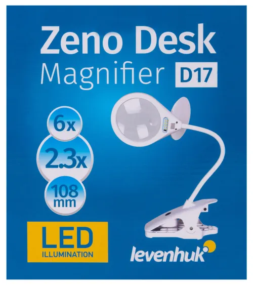 figura lente d’ingrandimento Levenhuk Zeno Desk D17,  12