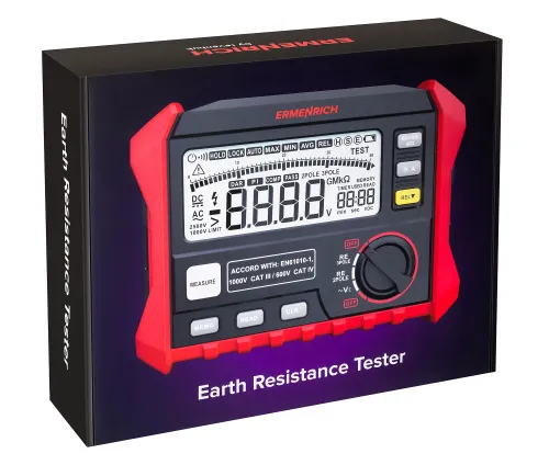 immagine tester per resistenza di terra Ermenrich Ping ET60,  8