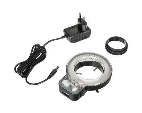 foto luce ad anello MAGUS LED 144A con adattatore filettato,  8