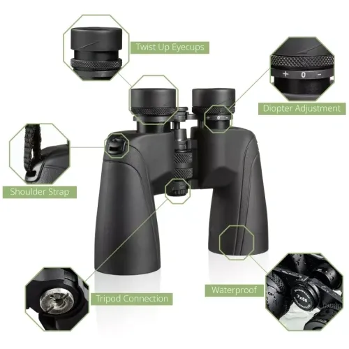 fotografia binocolo Bresser Corvette 7x50,  3