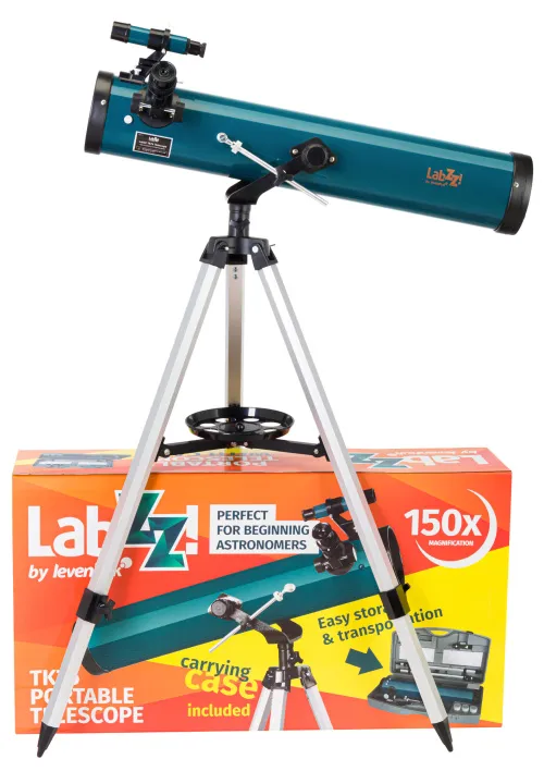 foto telescopio Levenhuk LabZZ TK76 con custodia,  2