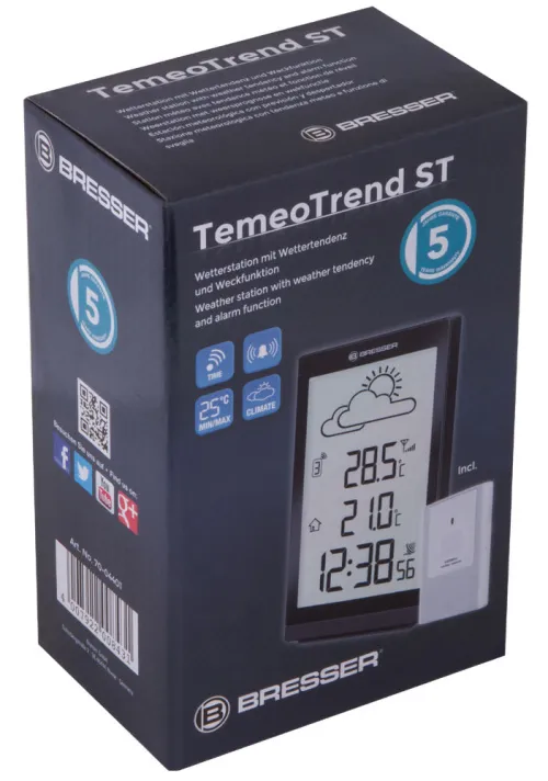 immagine bresser Temeotrend ST stazione meteo, nero,  10
