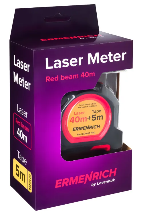 foto misuratore laser con flessometro Ermenrich Reel SLR545 PRO,  7