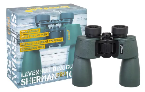 fotografia binocolo Levenhuk Sherman PRO 10x50,  12