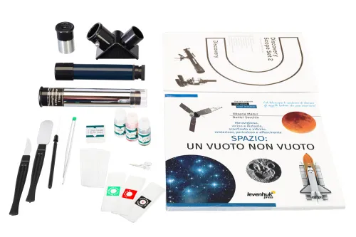 fotografia set Levenhuk Discovery Scope 2 con libro,  3