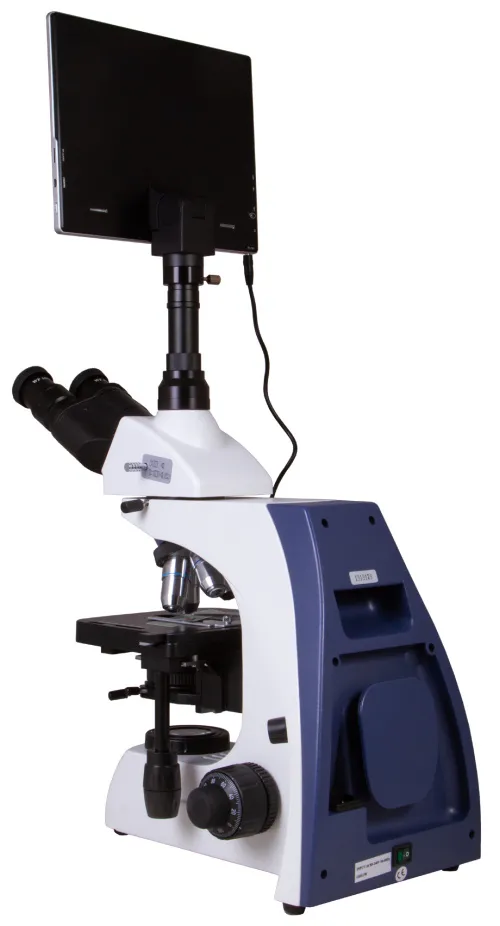 figura microscopio trinoculare digitale Levenhuk MED D30T LCD,  8