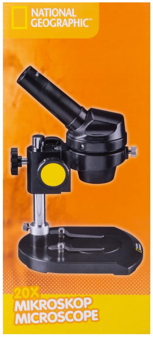 figura microscopio Monoculare Bresser National Geographic 20x,  16