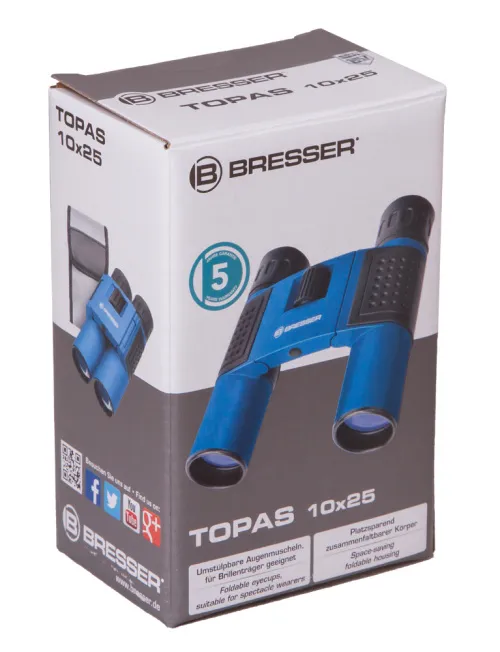 figura binocolo Bresser Topas 10x25,  8