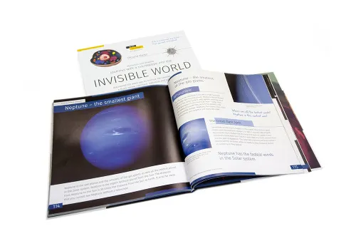 fotografia spazio. Microcosmo. Libro educativo in 2 volumi, copertina rigida,  4